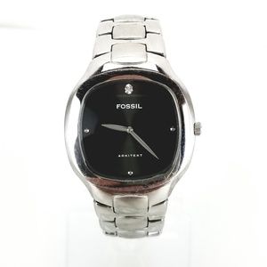 Fossil Arkitekt FS-2999 Mens Watch Black Rare Face